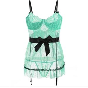 Plus Size Cute Flirty Underwire Babyboll Lingerie